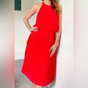 ASOS Pleaded Midi Dress